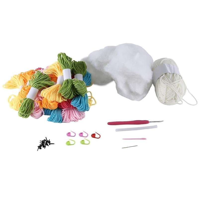 Beginners Crochet Kit, 6 Colors Animals Whale Crochet Set for Adult Kids with Tutorials Enough Yarns