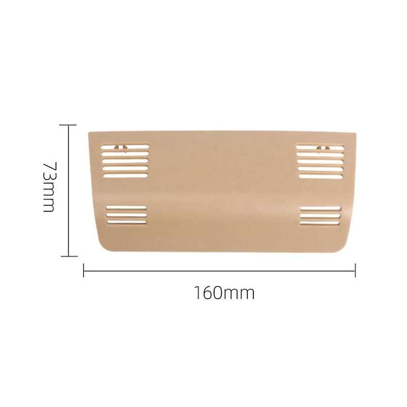 Beige Car Interior Roof Reading Lamp Frame Trim Accessory for X1 E84 2009-2015 3' E91 2005-2012 514