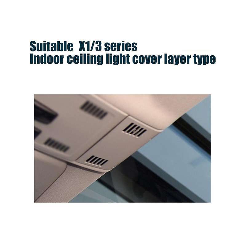Beige Car Interior Roof Reading Lamp Frame Trim Accessory for X1 E84 2009-2015 3' E91 2005-2012 514