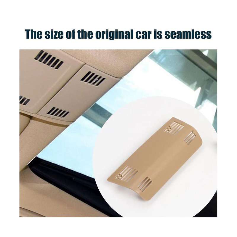 Beige Car Interior Roof Reading Lamp Frame Trim Accessory for X1 E84 2009-2015 3' E91 2005-2012 514