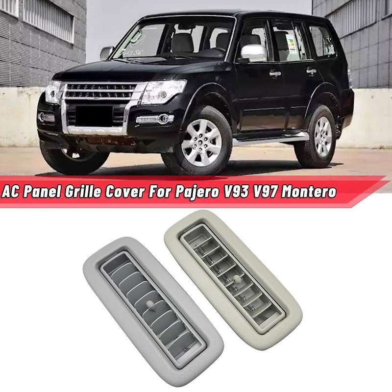 Beige Car Roof Top Side Conditioning Vent A/C Panel Grille Cover for Pajero V93 V97 Montero V95 V98