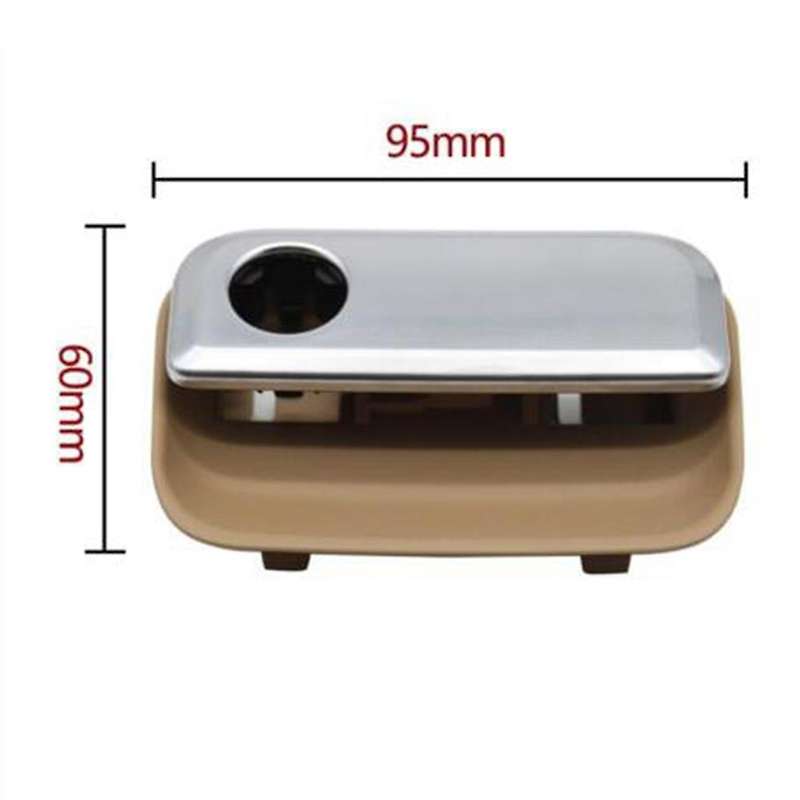 Beige Dashboard Passenger Glove Box Handle 958552147 for 2010-2018 Lhd Chrome Storage Compartment S