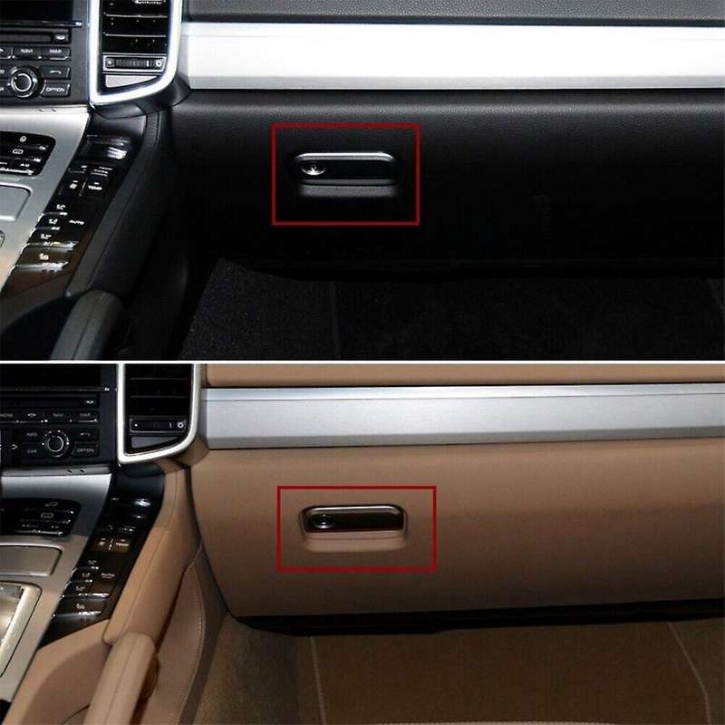 Beige Dashboard Passenger Glove Box Handle 958552147 for 2010-2018 Lhd Chrome Storage Compartment S