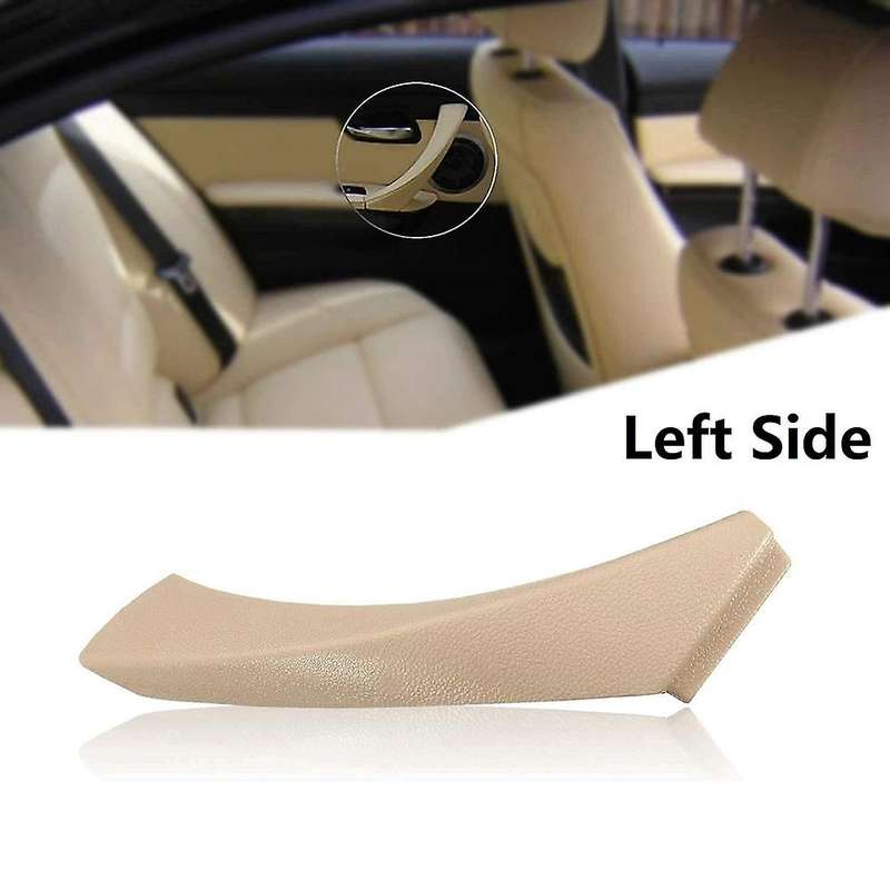 Beige for - E90 E91 3-Series Sedan 2006-2012 Left Inner Door Panel Handle Outer Trim Cover 514191503