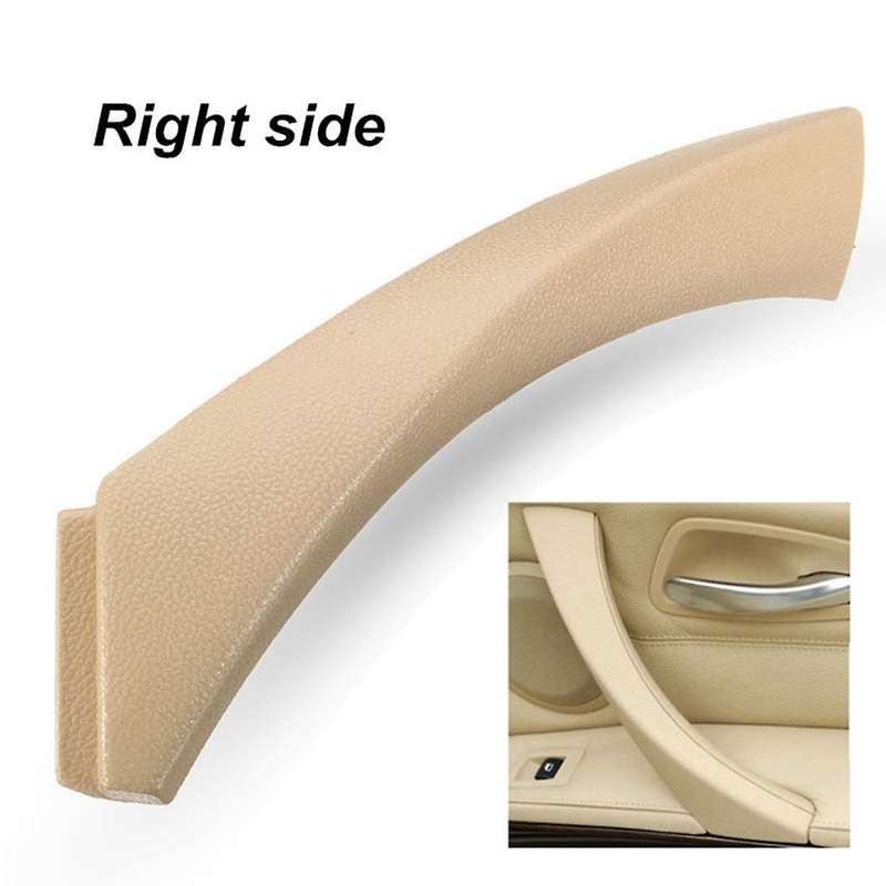 Beige for - E90 E91 3-Series Sedan 2006-2012 Right Inner Door Panel Handle Outer Trim Cover 51419150