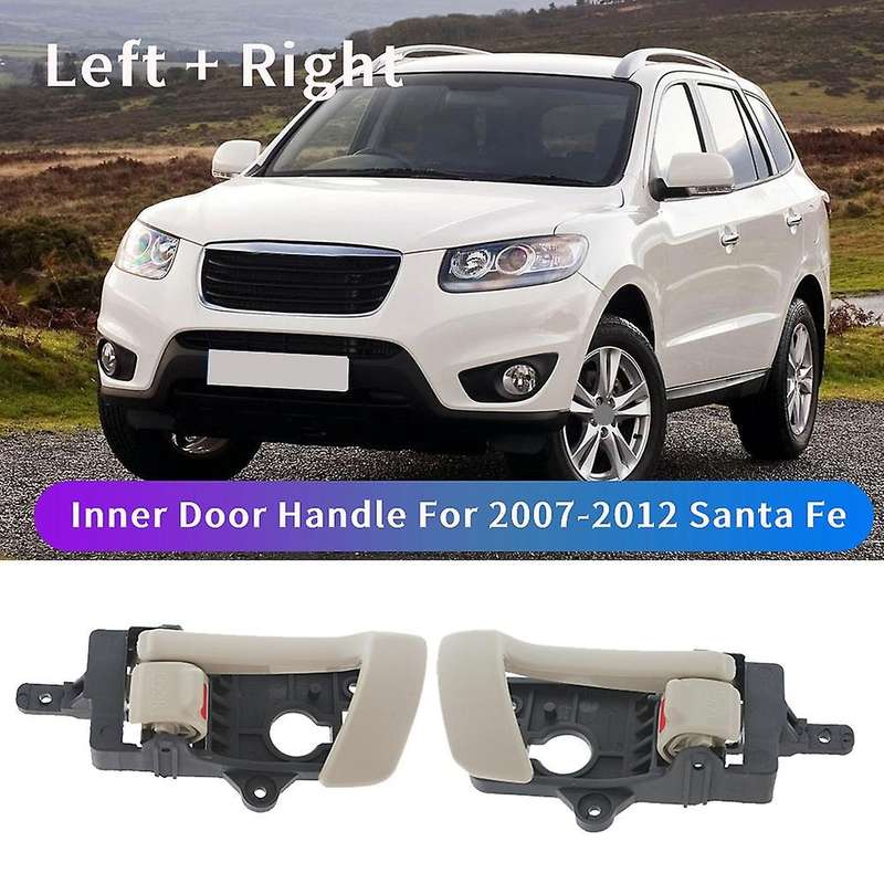 Beige Front or Rear Left Side Interior Inner Door Handle for 2007-2012 82610-2B010 Driver Side