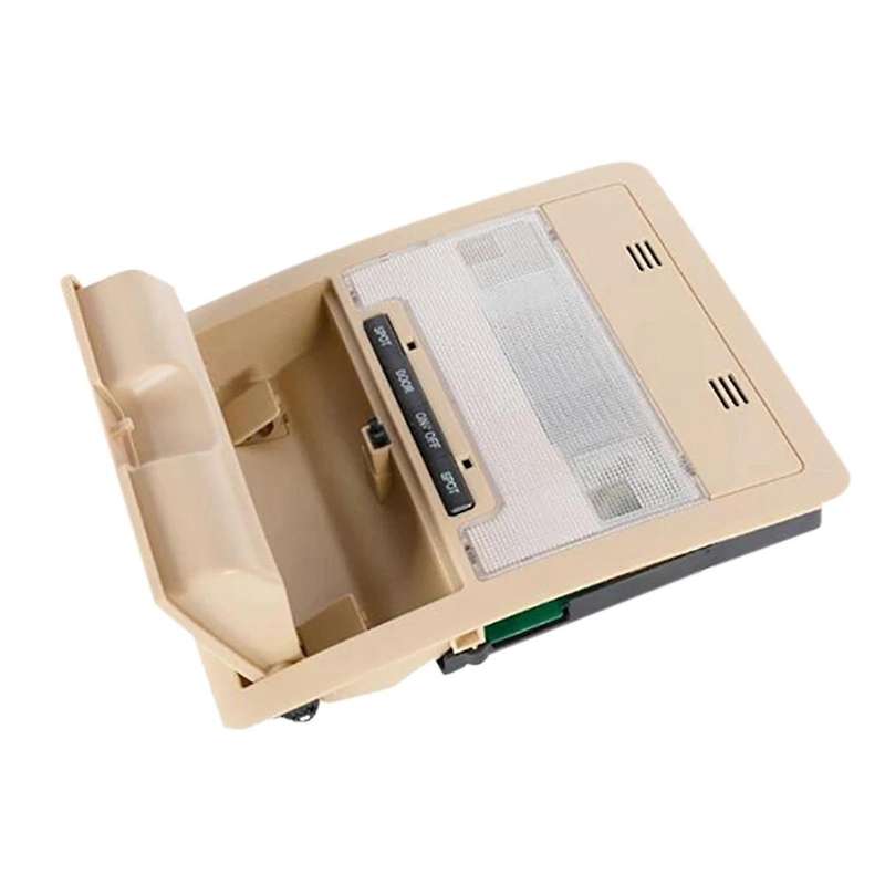 Beige Overhead Console Reading Map Lamp Assembly for Land Cruiser LC200 200 2008-2020 Car Ceiling D