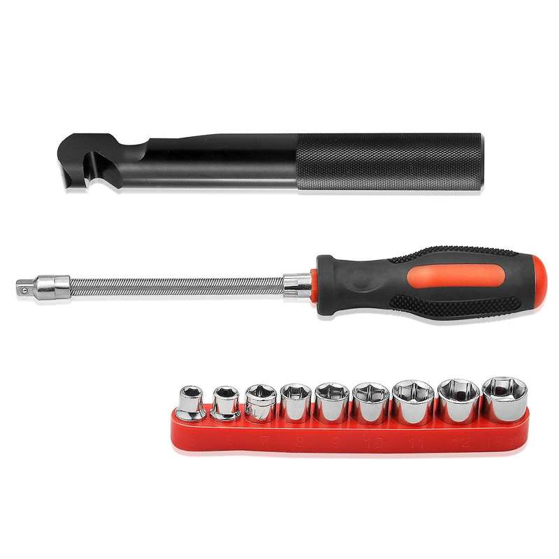 Belt Changing Tool with Clutch Cover Removal Tool Kit Compatible for XP/RZR XP4 1000/RZR S 900 - Com