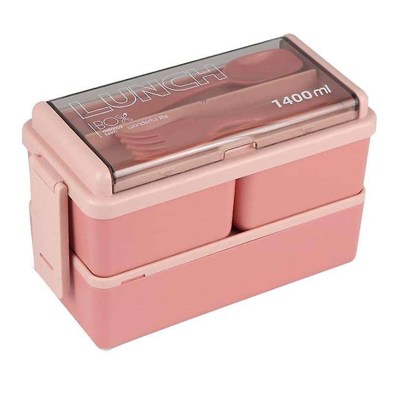 Bento Box Kit, 47.35oz Bento Box Adult Lunch Box, 3 Compartments Bento Lunch Box , Meal Prep Contai