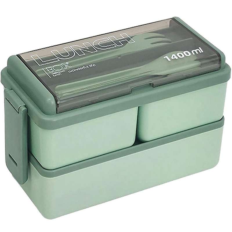 Bento Lunch Box for Adults, Kids Leak Proof Meal Prep Portion Control Boxes Style for Compartment S