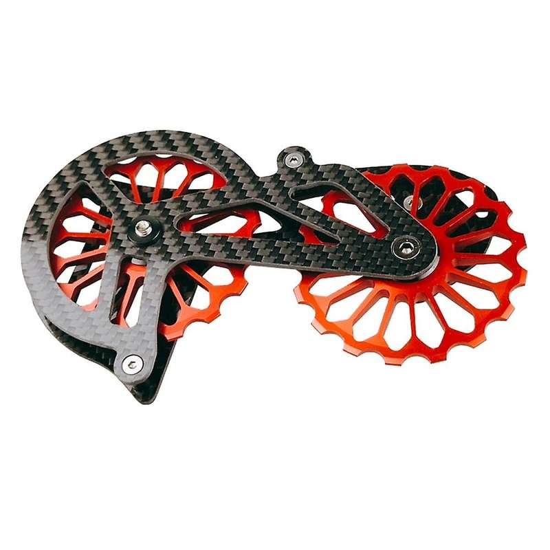 Bicycle Carbon Fiber SD2 Ceramic Rear Derailleurs Guide Wheel for Shiman 6700 6770 6800 6870 9000 90