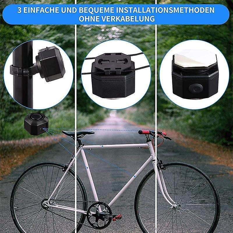Bicycle Alarm System Bicycle Alarm System with Remote Control Wireless Motorcycle Bicycle Tracker A