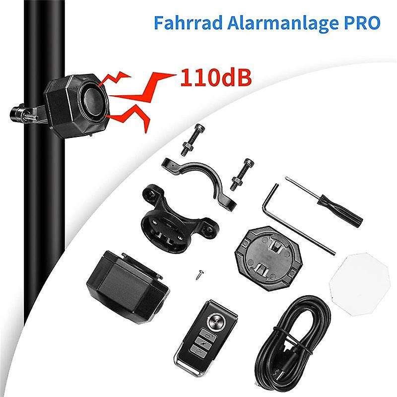 Bicycle Alarm System Bicycle Alarm System with Remote Control Wireless Motorcycle Bicycle Tracker A