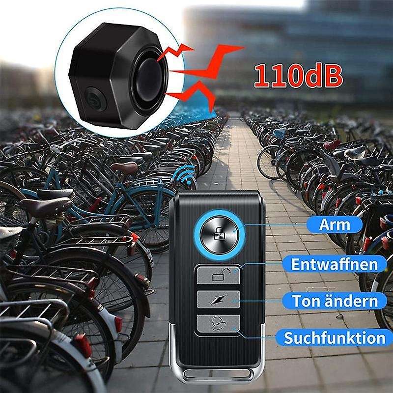 Bicycle Alarm System Bicycle Alarm System with Remote Control Wireless Motorcycle Bicycle Tracker A
