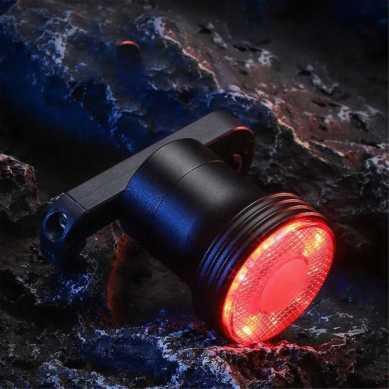 Bicycle Colorful Tail Lights Colorful Smart Tail Lights Type-c Aluminum Alloy Tail Lights Warning