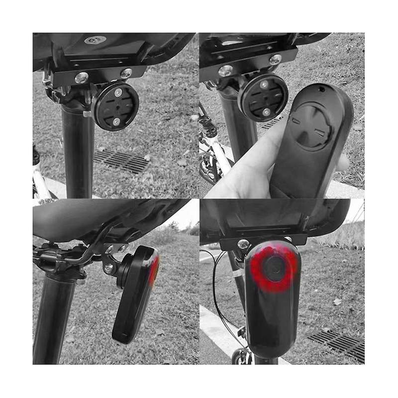 Bicycle Cushion Tail Light Bracket Road Bike Night Riding Tail Light Bracket Intelligent Induction B