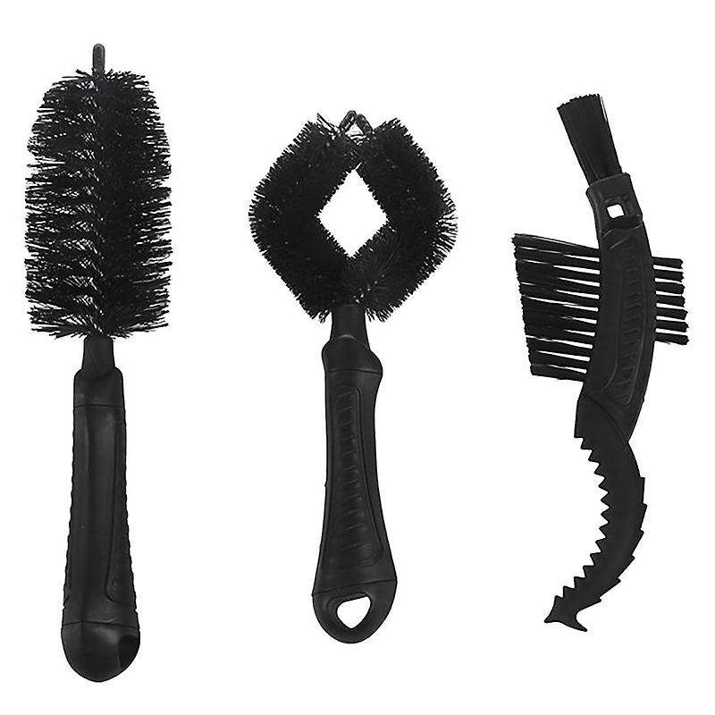 Bicycle Chain Washer Cleaner Mountain Road Bike Tire Brush 3 in 1 Cleaning Set Cycle Wash Brushes