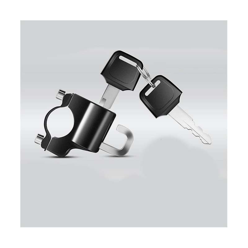 Bicycle Electric Motorcycle Safety Accessories Hat Sundries Helmet Lock Tube Clip Fixed Anti-Theft L