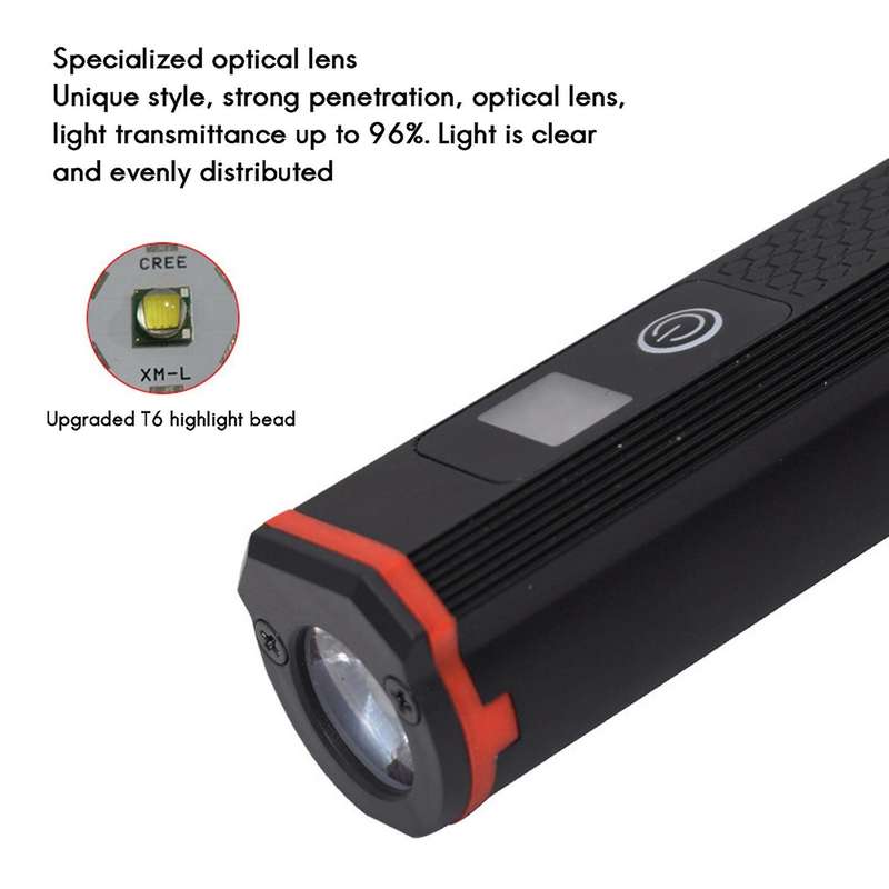 Bicycle Front Light USB Charging Night Ride T6 Waterproof LED Warning Headlight Bicycle Accessory Bi