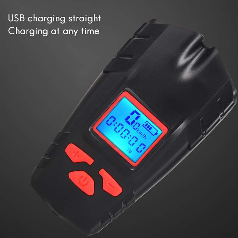 Bicycle Front Light with Stopwatch Bicycle Headlight with Horn Wireless Stopwatch Multifunctional Bi