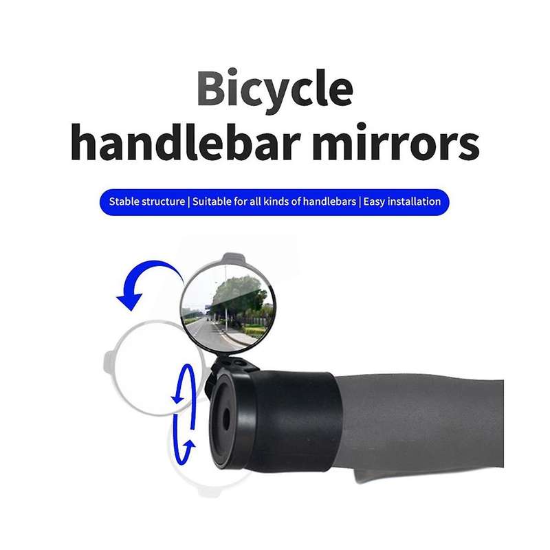 Bicycle Handlebar Reflector Road Bike Mountain Mirror Bike Rotatable Adjustable Mini Rear View Mirro