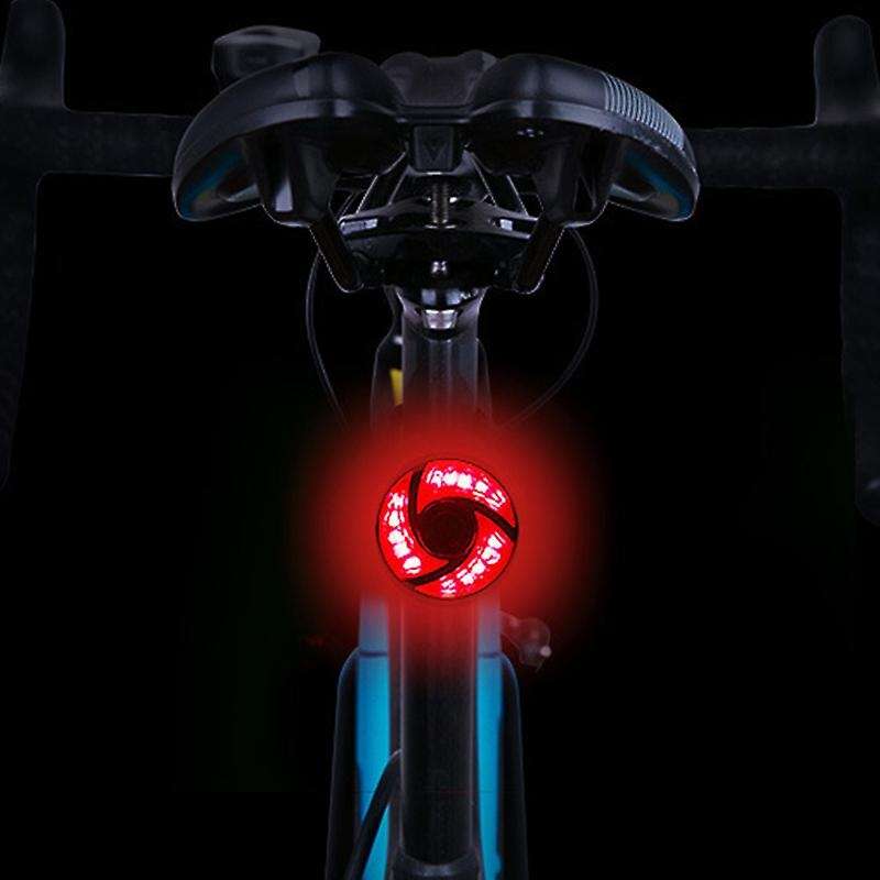 Bicycle Gravity Induction Tail Bike Charging Taillights Highlight Warning Lights Riding Automatic In