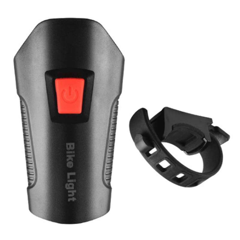 Bicycle Headlight Bicycle Speedometer for Bike with Horn, USB Rechargeable Cycle Head Light Fits All