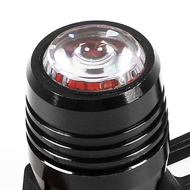 Bicycle Rear Light Carat Type Bike Warning Lamp USB Charge Red White Light Color Safety Headlight Ta