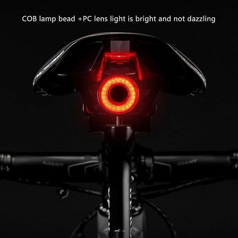 Bicycle Q5 Tail Light Intelligent Sensing Brake Light Equipment Night Tail Light