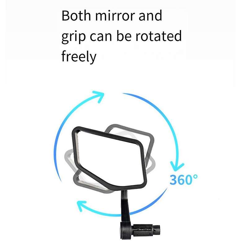 Bicycle Rear View Mirror Handlebar End Mountain Bike Wide Range Back Sight Reflector Adjustable View