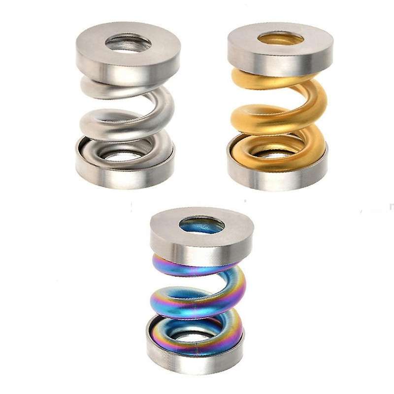 Bicycle Shocks Titanium Bike Cycling Coil Spring Suspension Shock for Bumper Absorber-Titanium