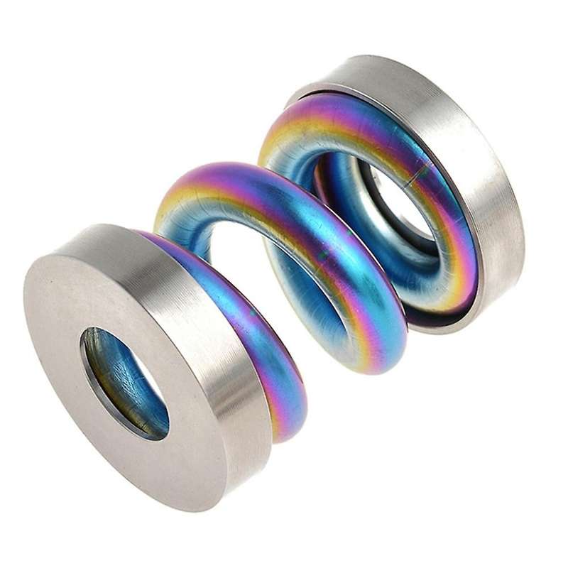 Bicycle Shocks Titanium Bike Cycling Coil Spring Suspension Shock for Bumper Absorber-Multicolor