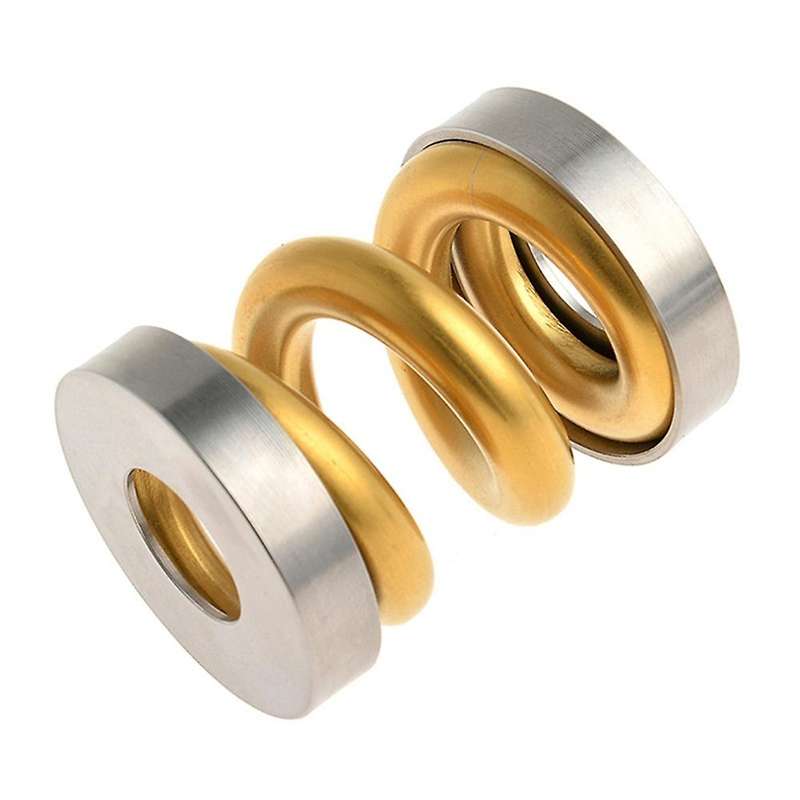 Bicycle Shocks Titanium Bike Cycling Coil Spring Suspension Shock for Bumper Absorber-Gold
