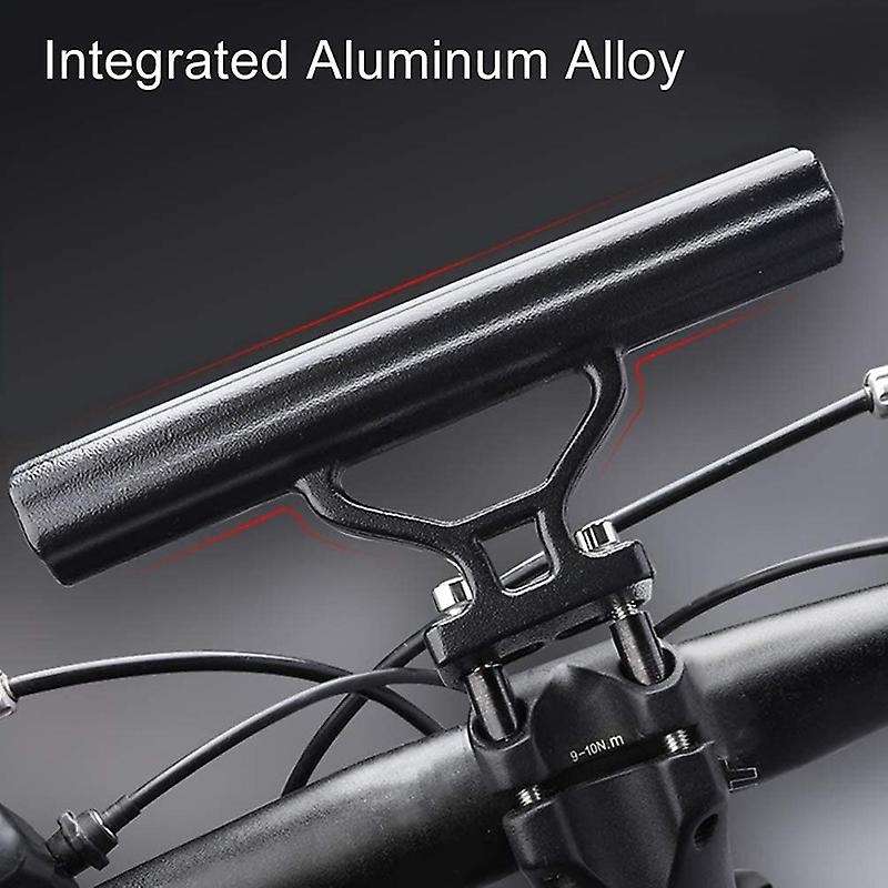 Bicycle Stem Extended Bracket Headlight Mount Bar Computer Holder Lamp Alloy Support Extender
