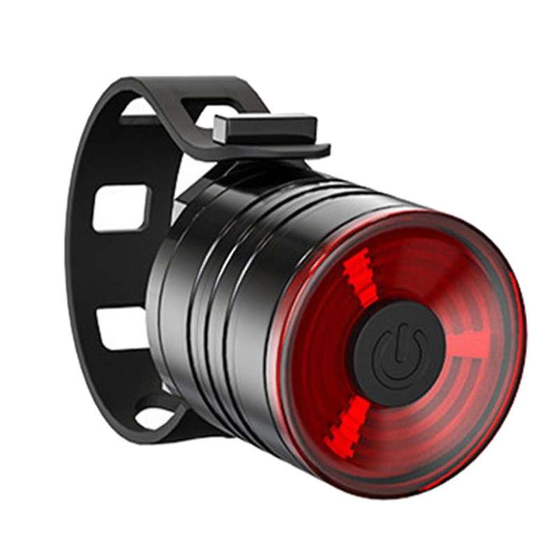 Bicycle Taillight Aluminum Alloy Helmet Light Night Riding Warning Light Mountain Bike LED Headlight