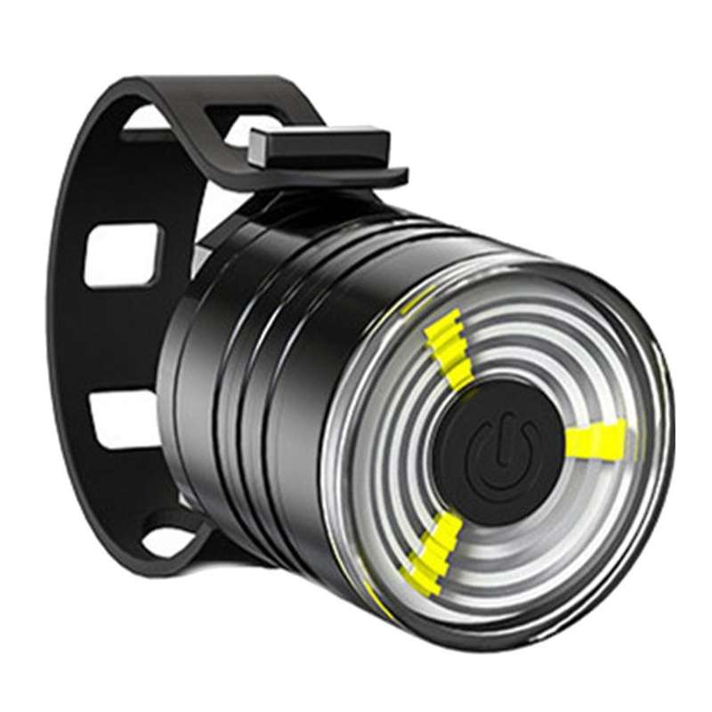 Bicycle Taillight Aluminum Alloy Helmet Light Night Riding Warning Light Mountain Bike LED Headlight