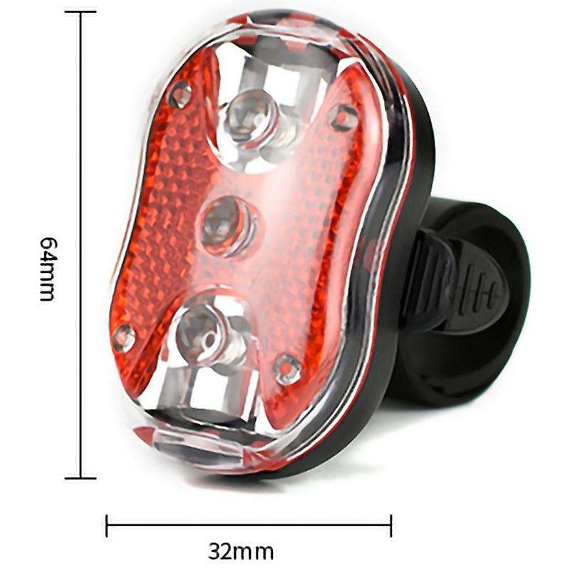 Bicycle Taillights Mountain Bike Rear Warning Light 8-Shaped Taillights Super Bright Night Riding Eq