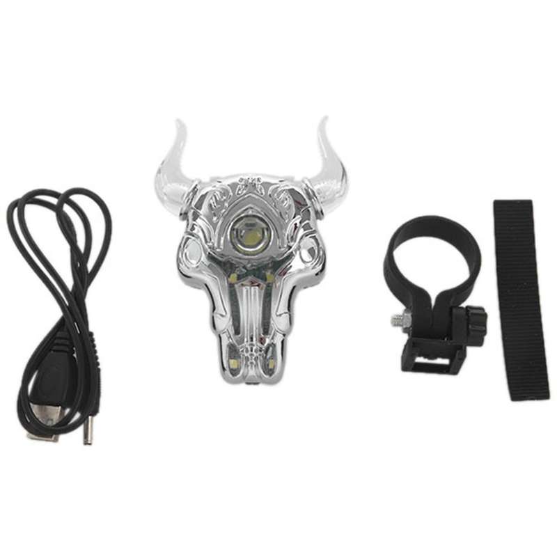 Bicycle Taillights Charging Warning Taillights Lights Night Riding Equipment Bicycle Accessories Whi