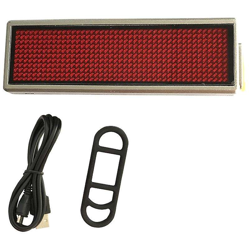 Bicycle Taillights Usb Charging Led Bicycle Taillights Electronic Display Taillights Advertising Scr