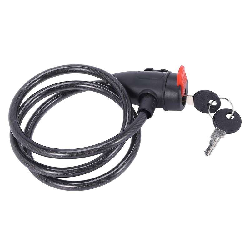 Bicycle Universal Wire Cable Coil Portable Anti-Theft Lock Car Lock