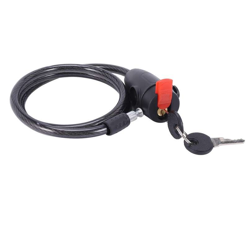 Bicycle Universal Wire Cable Coil Portable Anti-Theft Lock Car Lock