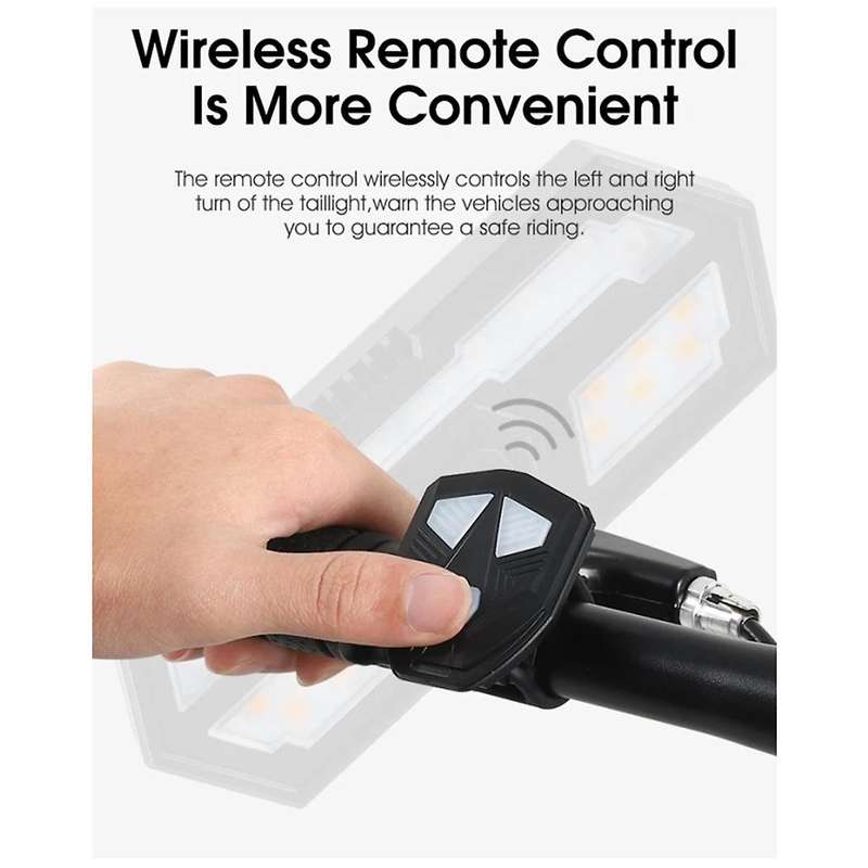 Bicycle Wireless Remote Control Turn Signal Smart Bicycle LED Tail Light