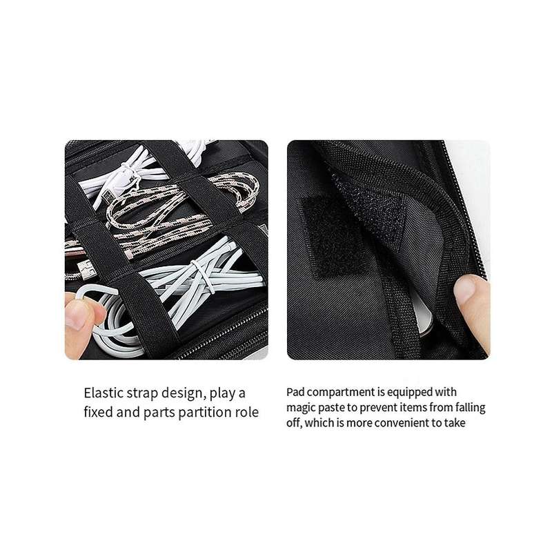 Big Capacity Travel Electronics Accessories Organizer Waterproof Portable Cable Power Organizer for