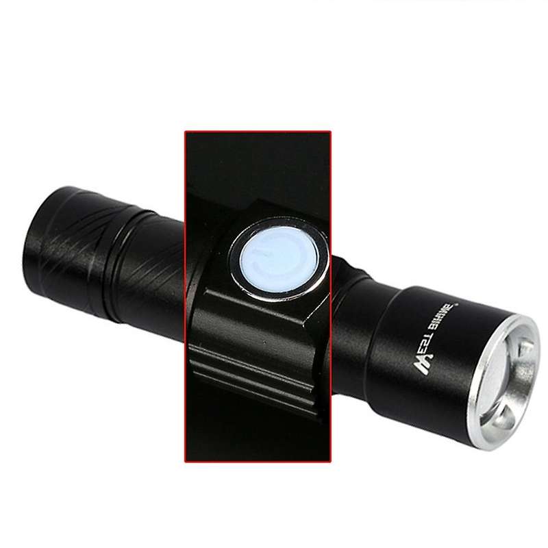 Bike Bicycle Light Set USB Rechargeable LED Waterproof Super Bright Zoom Headlight Rear Light Bike L
