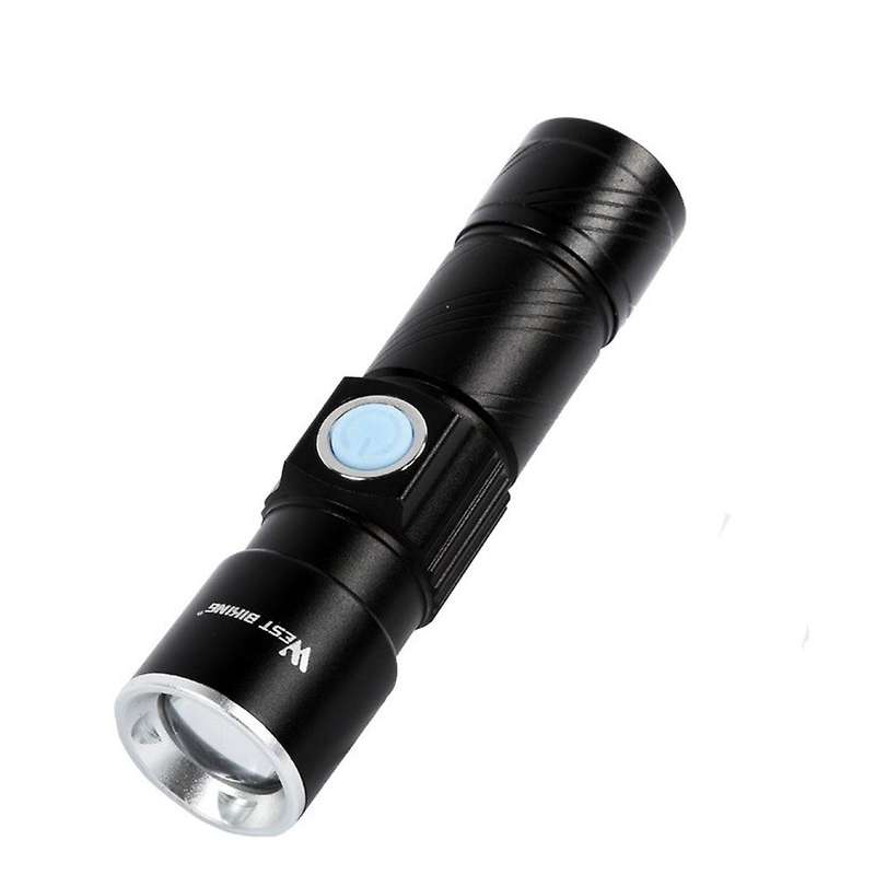 Bike Bicycle Light Set USB Rechargeable LED Waterproof Super Bright Zoom Headlight Rear Light Bike L