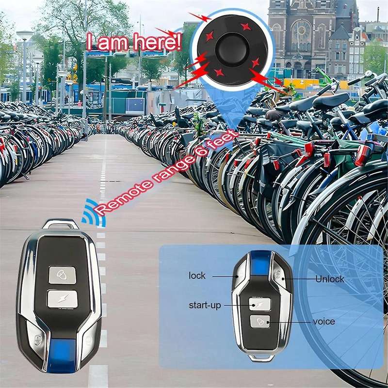 Bike Alarm Taillight USB Charging IPX65 Waterproof Bicycle Rear Light Brake Sensing Bicycle Lamp Ant