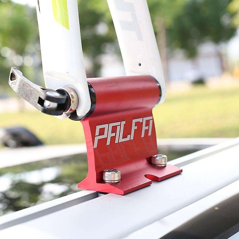 Bike Block Mount Alloy Bicycle Rack Bike Car Racks Carrier Quick-Release Fork Car for Road Bike Blac