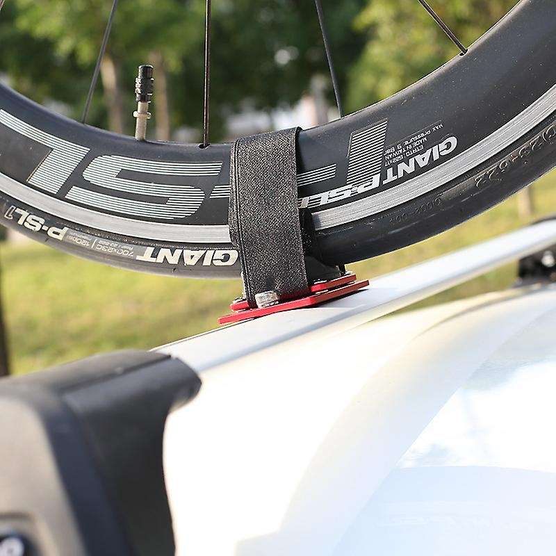 Bike Block Mount Alloy Bicycle Rack Bike Car Racks Carrier Quick-Release Fork Car for Road Bike Blac