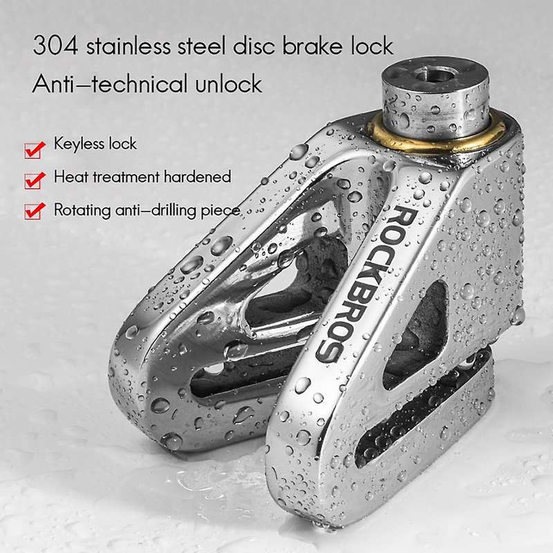 Bike Disc Brake Lock Waterproof Security Non-Theft Wheel Brake Lock Motorcycle Scooter Vehicle Foldi