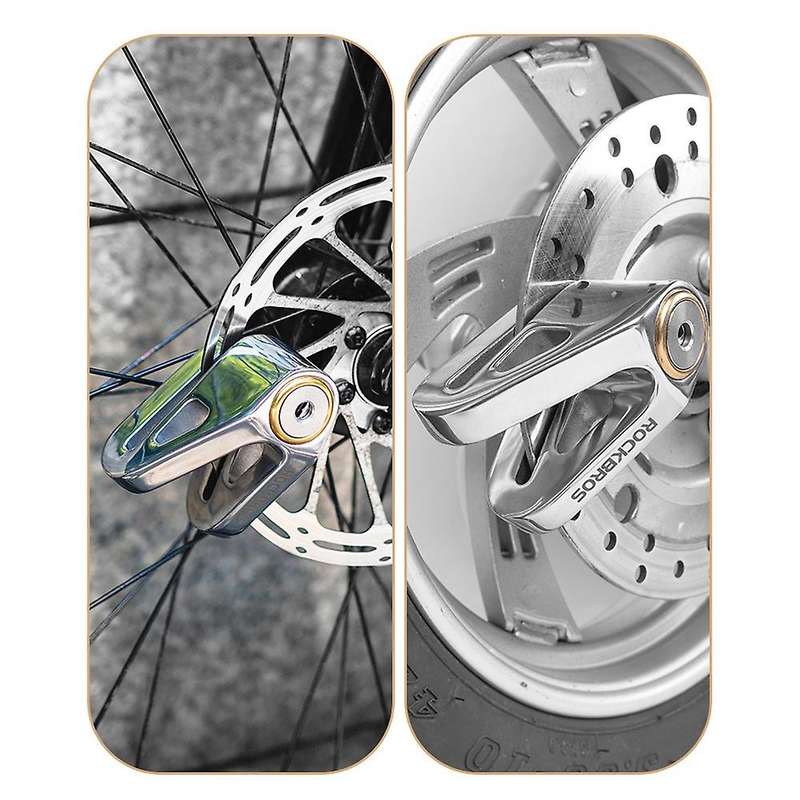 Bike Disc Brake Lock Waterproof Security Non-Theft Wheel Brake Lock Motorcycle Scooter Vehicle Foldi
